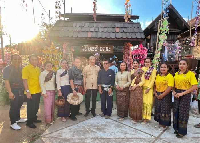 งานเทศกาลไหมนานาชาติ ประเพณีผูกเสี่ยวและงานกาชาด จังหวัดขอนแก่น 2566